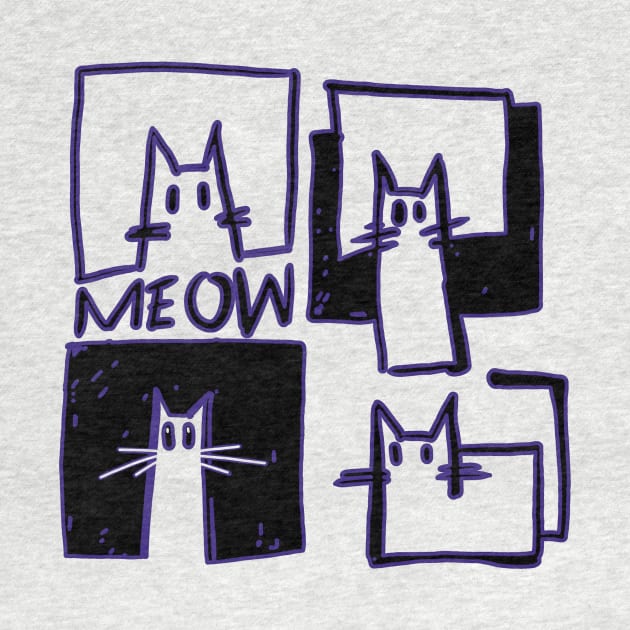 cubist cats by Handan